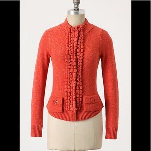 Anthro Moth Floating Sparks Sweater Cardigan